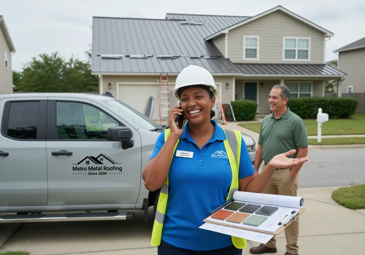 Storm Damage Metal Roof Repair in Plymouth, NY